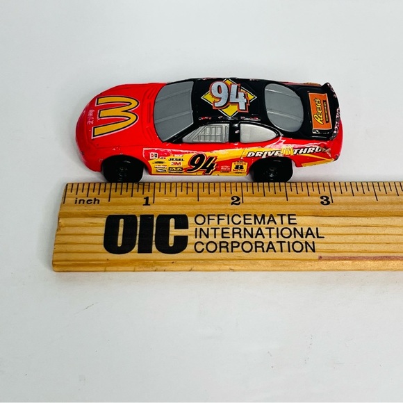 vintage mcdonalds nascar hot wheels 94 diecast car racing 1999 bill elliott - Picture 2 of 8